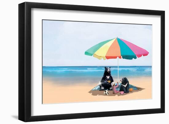 Beach Picnic-Nancy Tillman-Framed Art Print