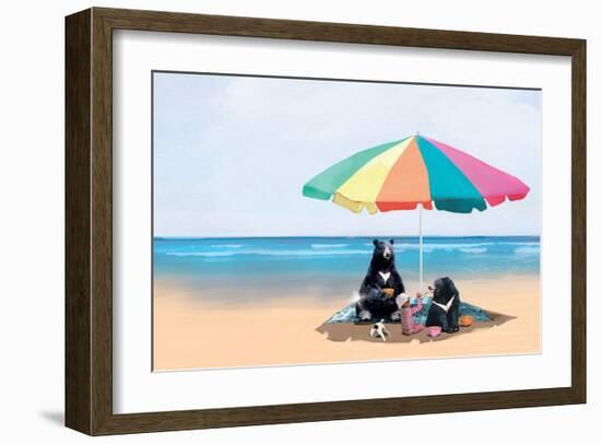 Beach Picnic-Nancy Tillman-Framed Art Print