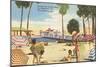 Beach, Pier, St. Petersburg, Florida-null-Mounted Art Print