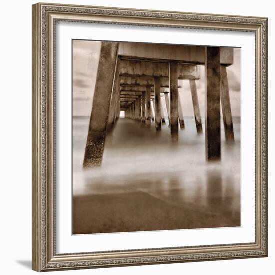 Beach Pier-null-Framed Giclee Print