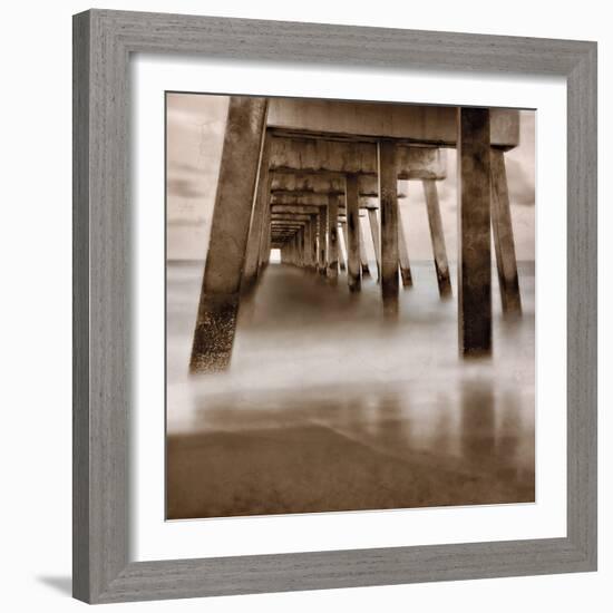 Beach Pier-null-Framed Giclee Print