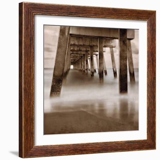 Beach Pier-null-Framed Giclee Print