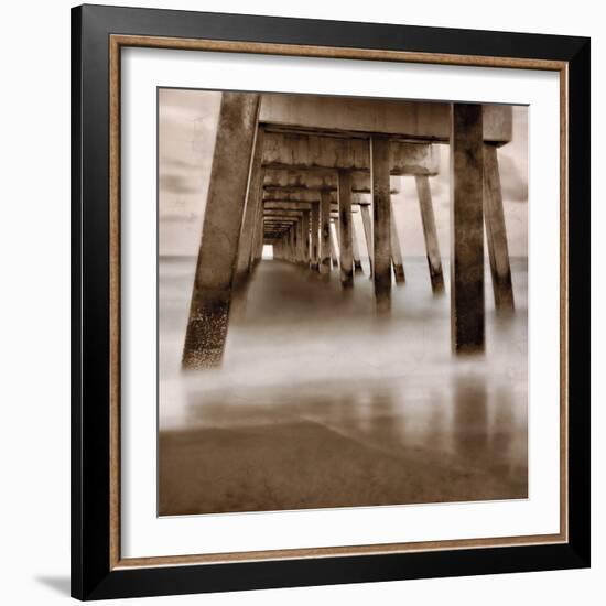 Beach Pier-null-Framed Giclee Print