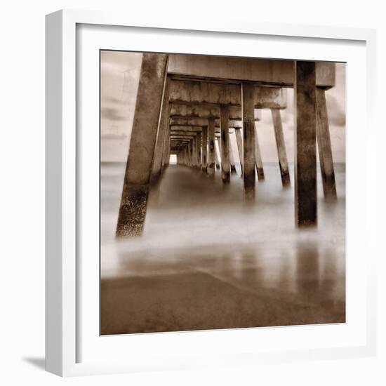 Beach Pier-null-Framed Giclee Print