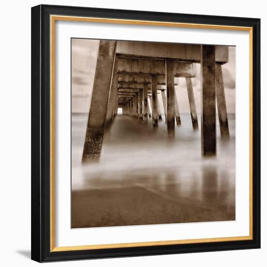 Beach Pier-null-Framed Giclee Print