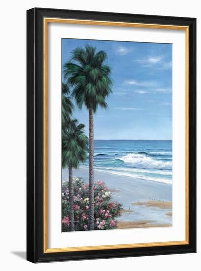 Beach Place-Diane Romanello-Framed Art Print