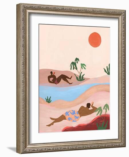 Beach Please-Arty Guava-Framed Giclee Print