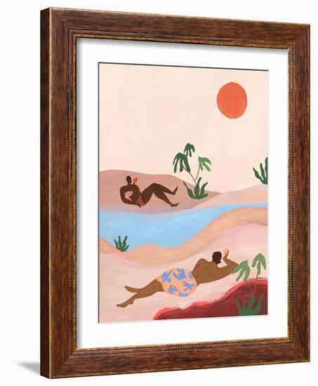 Beach Please-Arty Guava-Framed Giclee Print