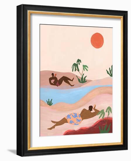 Beach Please-Arty Guava-Framed Giclee Print