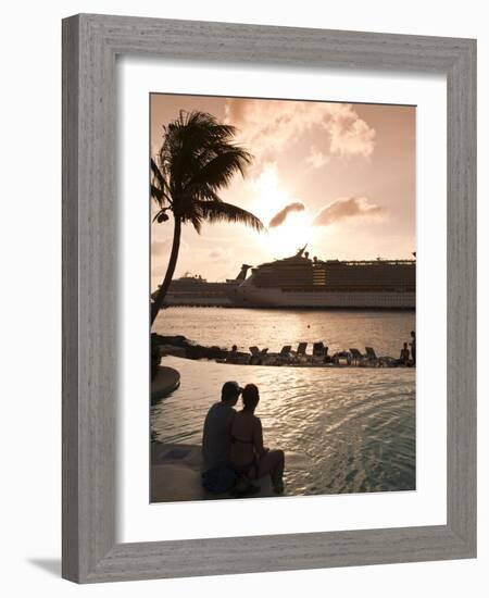 Beach Pool at Park Royal Hotel, Isla De Cozumel (Cozumel Island), Cozumel, Mexico-Michael DeFreitas-Framed Photographic Print