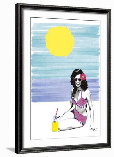 Beach Pop!-null-Framed Giclee Print