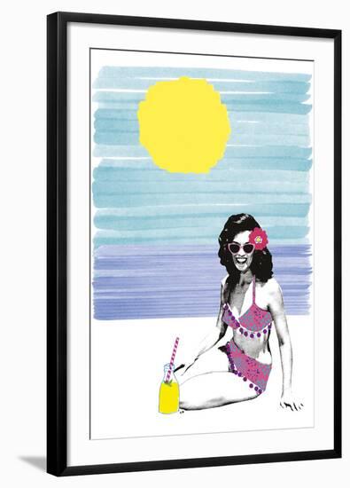 Beach Pop!-null-Framed Giclee Print