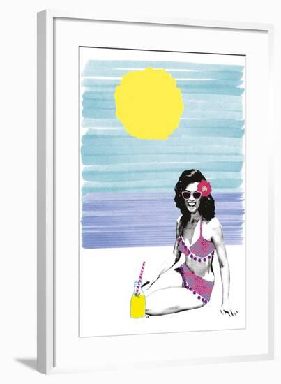 Beach Pop!-null-Framed Giclee Print