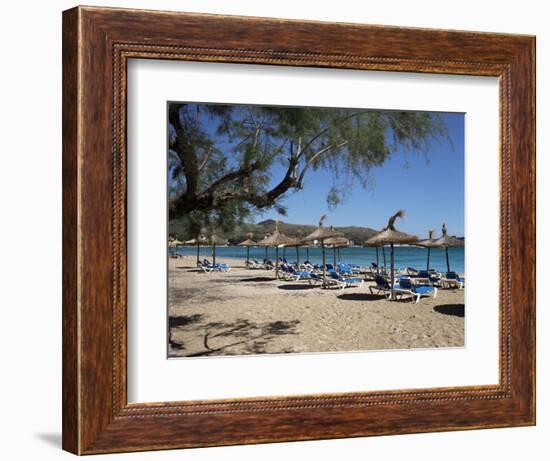 Beach, Port De Pollenca, Majorca, Balearic Islands, Spain, Mediterranean-Philip Craven-Framed Photographic Print