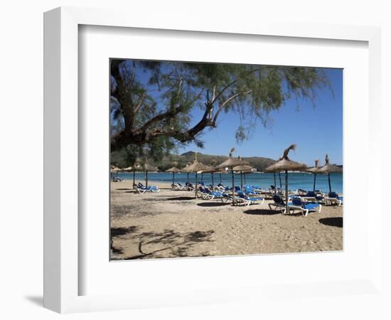 Beach, Port De Pollenca, Majorca, Balearic Islands, Spain, Mediterranean-Philip Craven-Framed Photographic Print