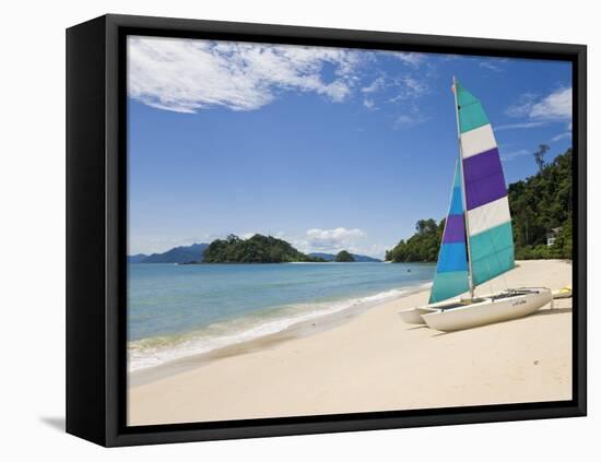 Beach, Pulau Datai, Pulau Langkawi, Langkawi Island, Malaysia-Gavin Hellier-Framed Premier Image Canvas