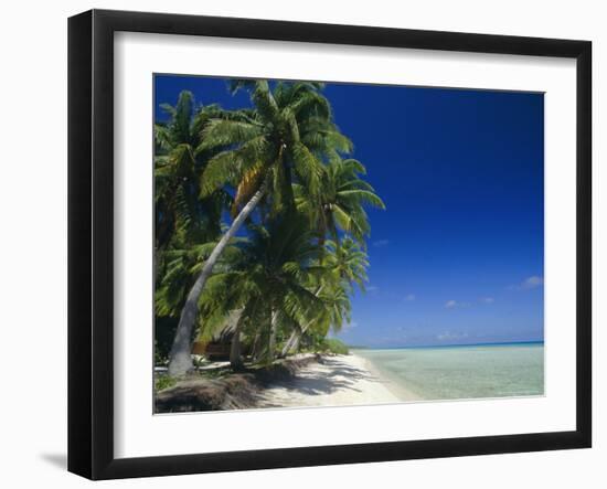 Beach, Rangiroa Atoll, Tuamotu Archipelago, French Polynesia, South Pacific Islands, Pacific-Sylvain Grandadam-Framed Photographic Print