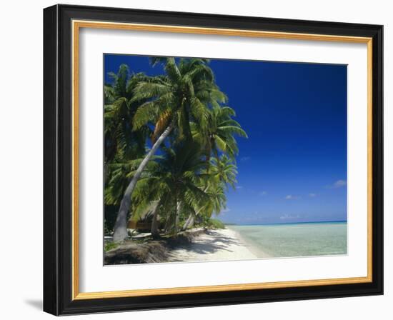 Beach, Rangiroa Atoll, Tuamotu Archipelago, French Polynesia, South Pacific Islands, Pacific-Sylvain Grandadam-Framed Photographic Print