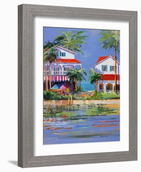 Beach Resort II-Jane Slivka-Framed Art Print