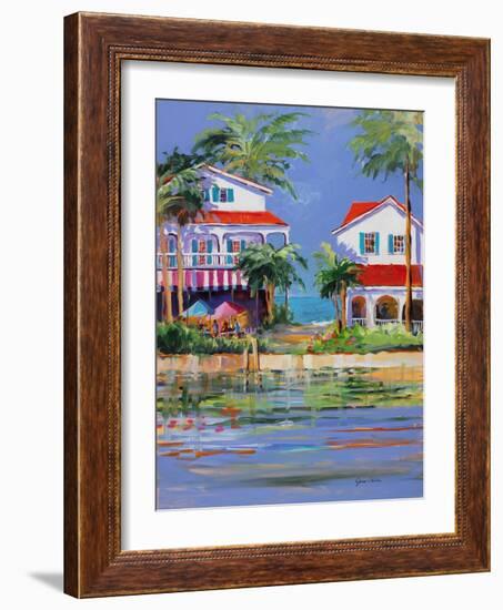 Beach Resort II-Jane Slivka-Framed Art Print
