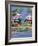 Beach Resort II-Jane Slivka-Framed Art Print