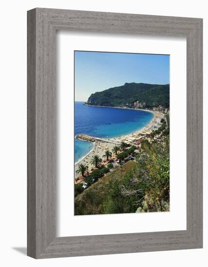 Beach Resort in Liguria, Italy-Sheila Terry-Framed Photographic Print