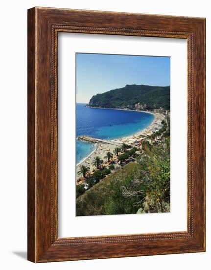 Beach Resort in Liguria, Italy-Sheila Terry-Framed Photographic Print