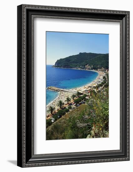 Beach Resort in Liguria, Italy-Sheila Terry-Framed Photographic Print