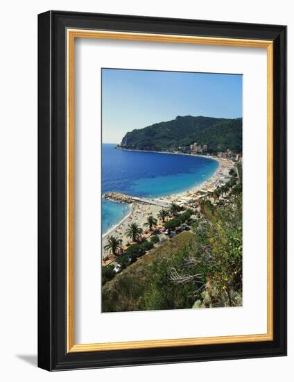 Beach Resort in Liguria, Italy-Sheila Terry-Framed Photographic Print