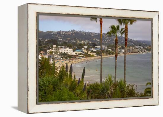 Beach resort town of Newport Beach, California.-Mallorie Ostrowitz-Framed Premier Image Canvas