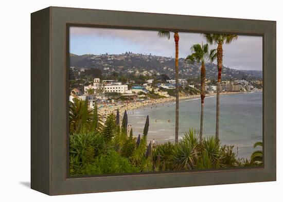 Beach resort town of Newport Beach, California.-Mallorie Ostrowitz-Framed Premier Image Canvas