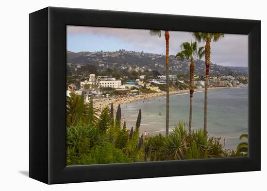 Beach resort town of Newport Beach, California.-Mallorie Ostrowitz-Framed Premier Image Canvas