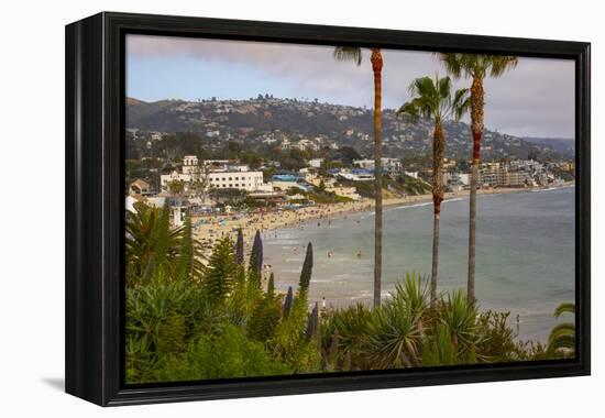 Beach resort town of Newport Beach, California.-Mallorie Ostrowitz-Framed Premier Image Canvas