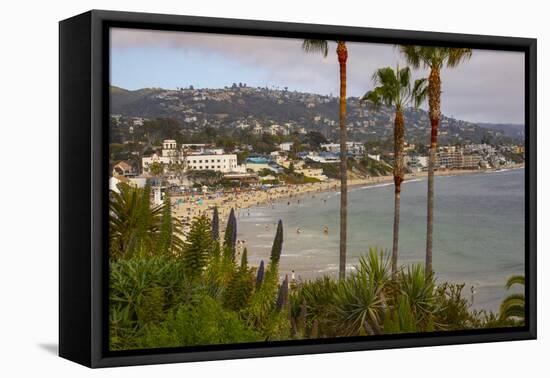 Beach resort town of Newport Beach, California.-Mallorie Ostrowitz-Framed Premier Image Canvas