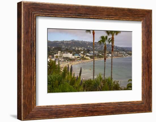 Beach resort town of Newport Beach, California.-Mallorie Ostrowitz-Framed Photographic Print