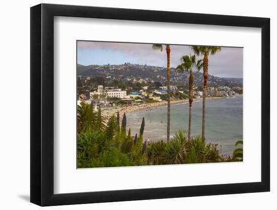 Beach resort town of Newport Beach, California.-Mallorie Ostrowitz-Framed Photographic Print