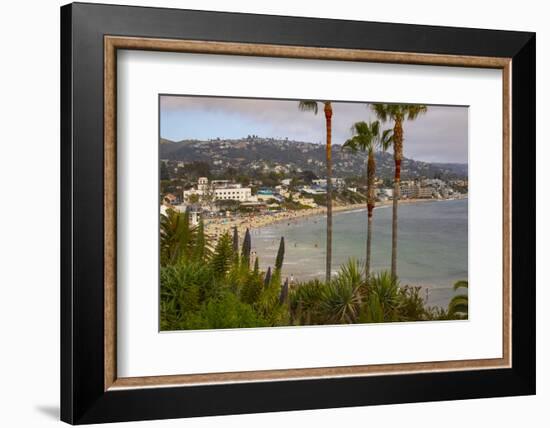 Beach resort town of Newport Beach, California.-Mallorie Ostrowitz-Framed Photographic Print