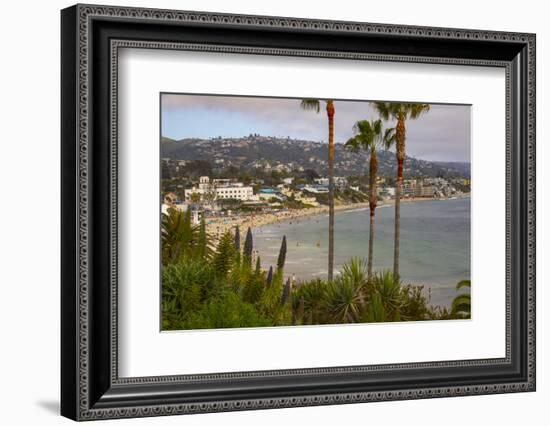 Beach resort town of Newport Beach, California.-Mallorie Ostrowitz-Framed Photographic Print