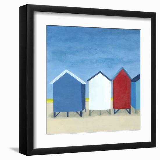 Beach Retreat II-Megan Meagher-Framed Art Print