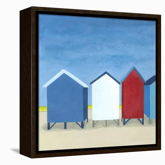 Beach Retreat II-Megan Meagher-Framed Stretched Canvas