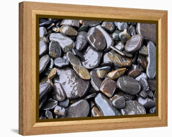 Beach rock detail-Savanah Plank-Framed Stretched Canvas