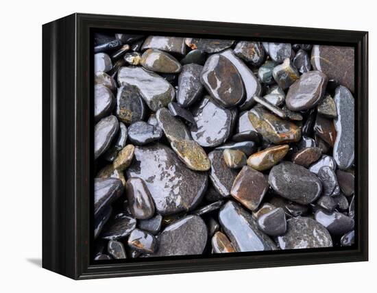 Beach rock detail-Savanah Plank-Framed Stretched Canvas