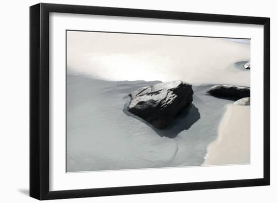 Beach Rocks 3-Alex Hanson-Framed Art Print