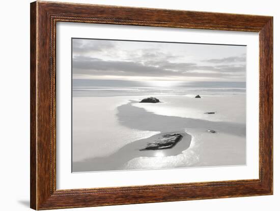 Beach Rocks Pastels 2-Alex Hanson-Framed Art Print