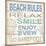 Beach Rules Sq-Todd Williams-Mounted Art Print