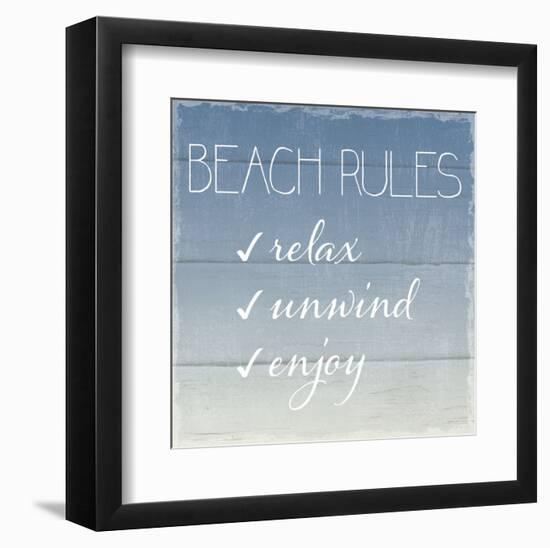 Beach Rules-Sparx Studio-Framed Art Print