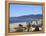 Beach, Santa Monica, Malibu Mountains, Los Angeles, California, Usa-Wendy Connett-Framed Premier Image Canvas