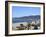 Beach, Santa Monica, Malibu Mountains, Los Angeles, California, Usa-Wendy Connett-Framed Photographic Print