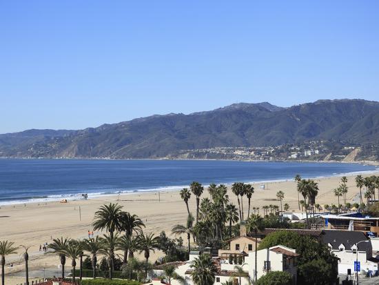 Beach Santa Monica Malibu Mountains Los Angeles California Usa Beach Santa Monica Malibu Mountains Los Angeles California Usa Wendy