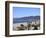 Beach, Santa Monica, Malibu Mountains, Los Angeles, California, Usa-Wendy Connett-Framed Photographic Print